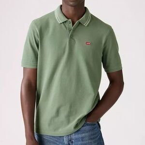 Men’s Levi’s Green Housemark Polo Shirt Size Small